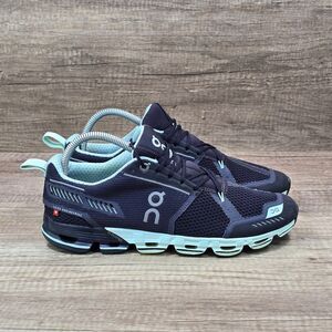 On Cloud Cloudflyer Women's Size 9.5 Black Mint Green Running Shoes